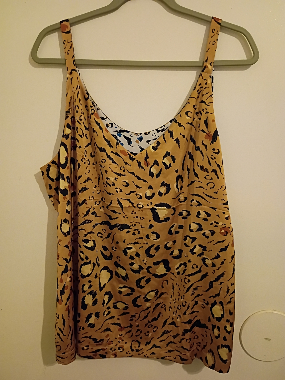 White House Black‎ Market Women's Animal Print Reversible Sz XL ? - Picture 3 of 9